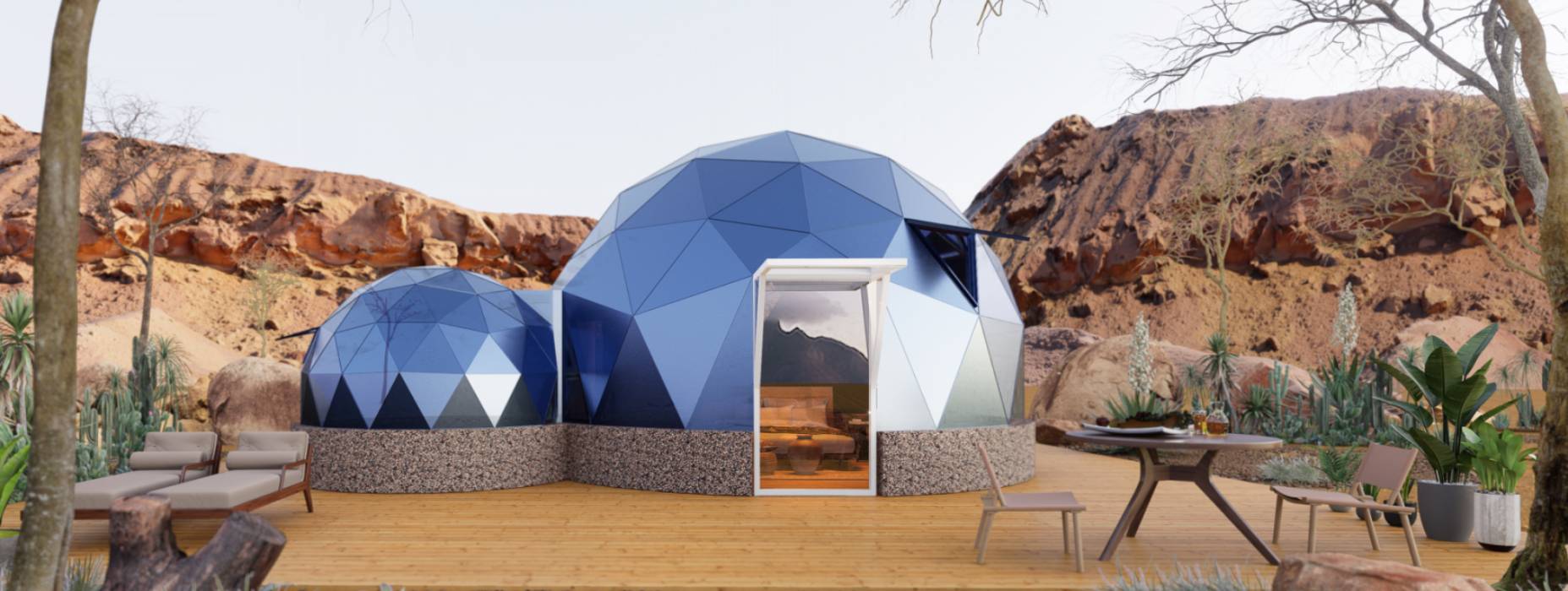 富平县球形智能光伏玻璃星空房